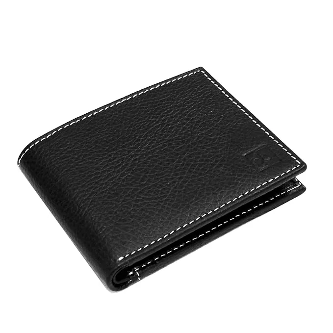 CIMONI® Premium Genuine Leather Wallet for Men Casual Wallet with RFID Protection 4 Card 1 Coin Slots Slim Elegant Design Wallet (Color - Black) CIMONI® Premium Genuine Leather Wallet for Men Casual Wallet with RFID Protection 4 Card 1 Coin Slots Slim Elegant Design Wallet (Color - Black)