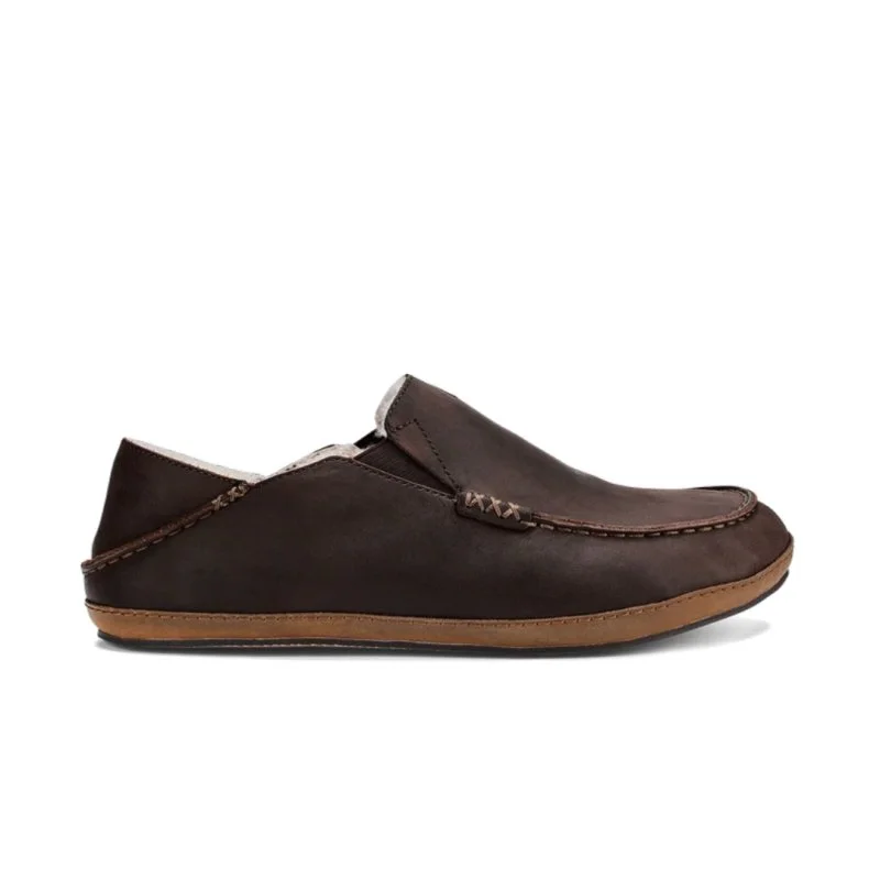 Olukai Men's Moloa Slipper - Dark Wood