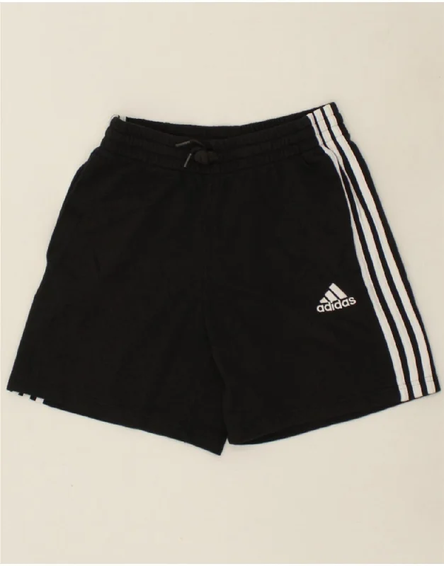 ADIDAS Mens Sport Shorts Small Black Cotton