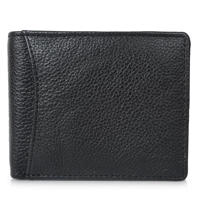 CIMONI® Premium Genuine Leather Wallet for Men Travel Casual Wallet with RFID Blocking 3 Card Sots, 2 Secret Pockets, 1 Coin Pocket, 1 ID Window CIMONI® Premium Genuine Leather Wallet for Men Travel Casual Wallet with RFID Blocking 3 Card Sots, 2 Secret Pockets, 1 Coin Pocket, 1 ID Window
