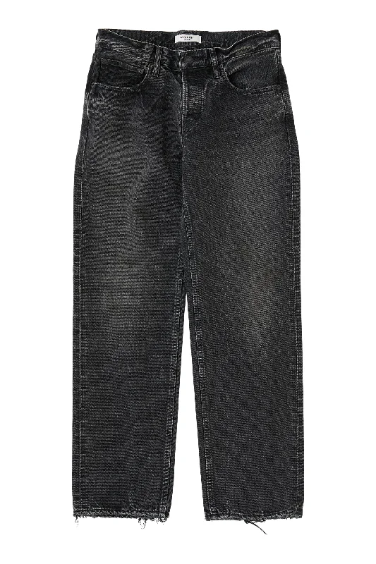 Moussy Denim Iona Straight Low Rise in Black