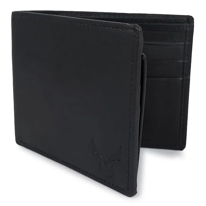CIMONI® Premium Genuine Leather Wallet for Men Casual Wallet with RFID Protection Multi-Cards Slots Center Fold Wallet (Color - Black) CIMONI® Premium Genuine Leather Wallet for Men Casual Wallet with RFID Protection Multi-Cards Slots Center Fold Wallet (Color - Black)