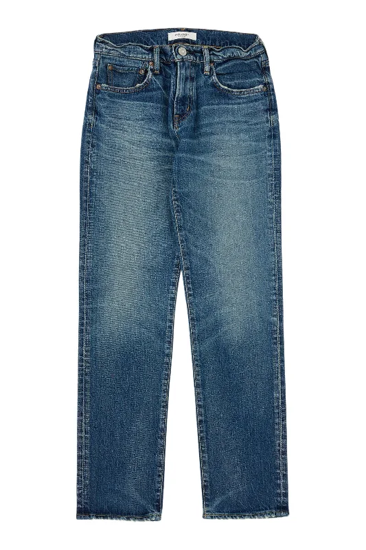 Moussy Denim Florahome Slim Straight in Blue