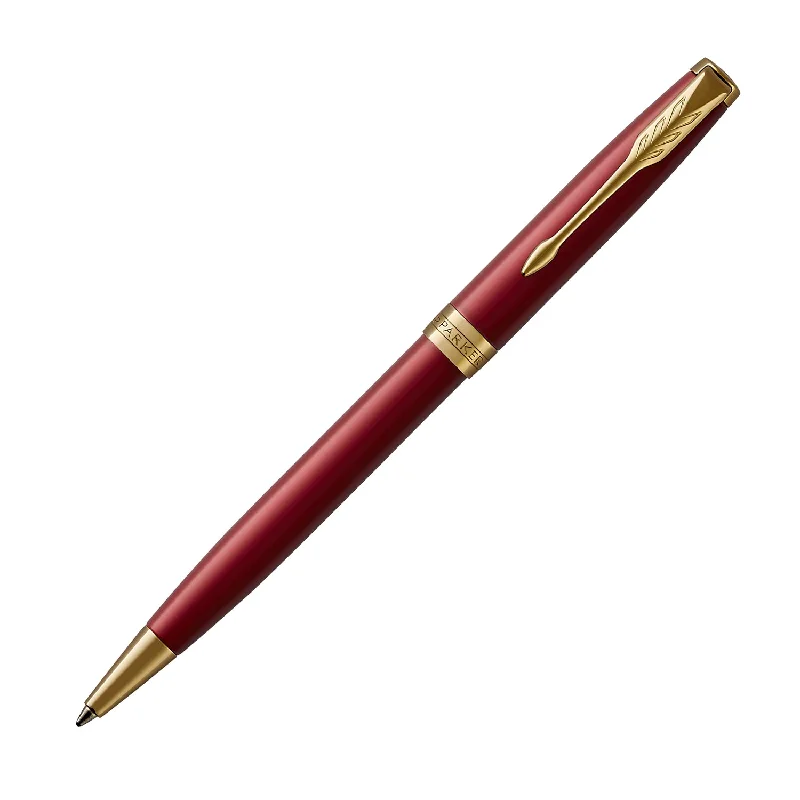 Parker Sonnet Red Lacquer GT Ballpoint Pen