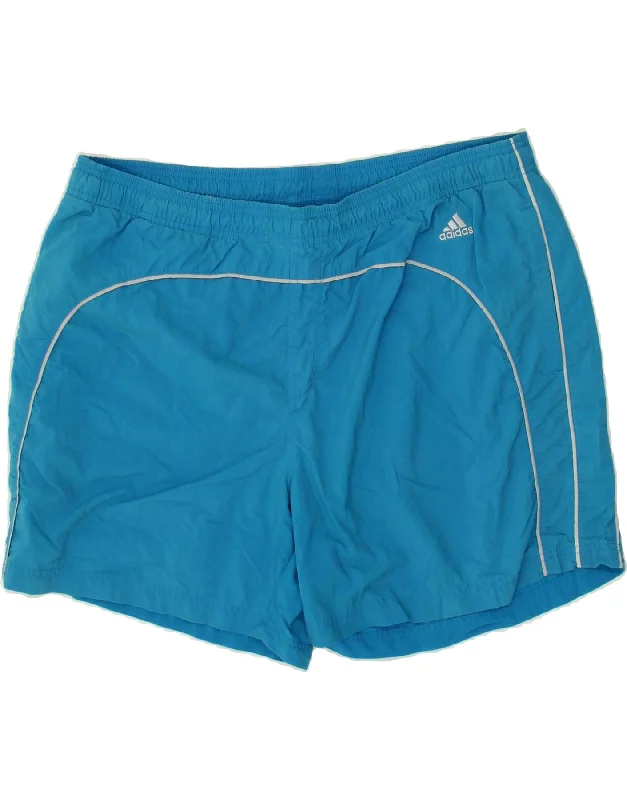 ADIDAS Mens Sport Shorts XL Blue Polyamide
