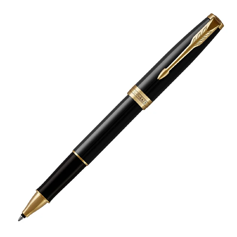 Parker Sonnet Black Lacquer GT Rollerball Pen