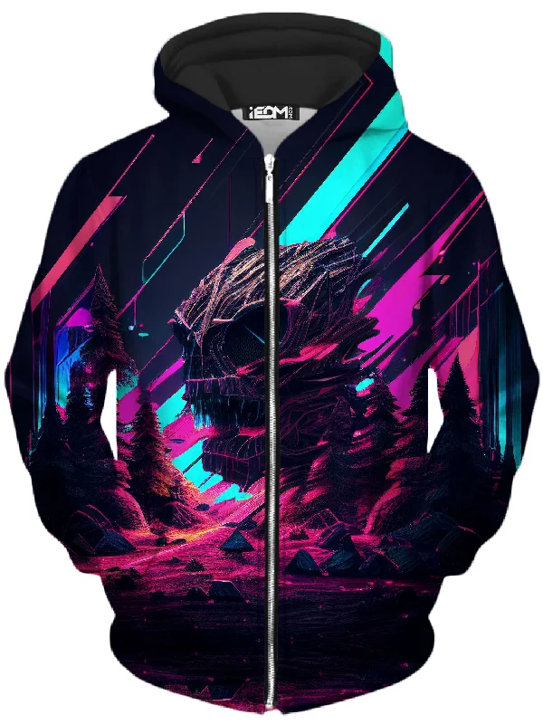 Portal Breach Unisex Zip-Up Hoodie