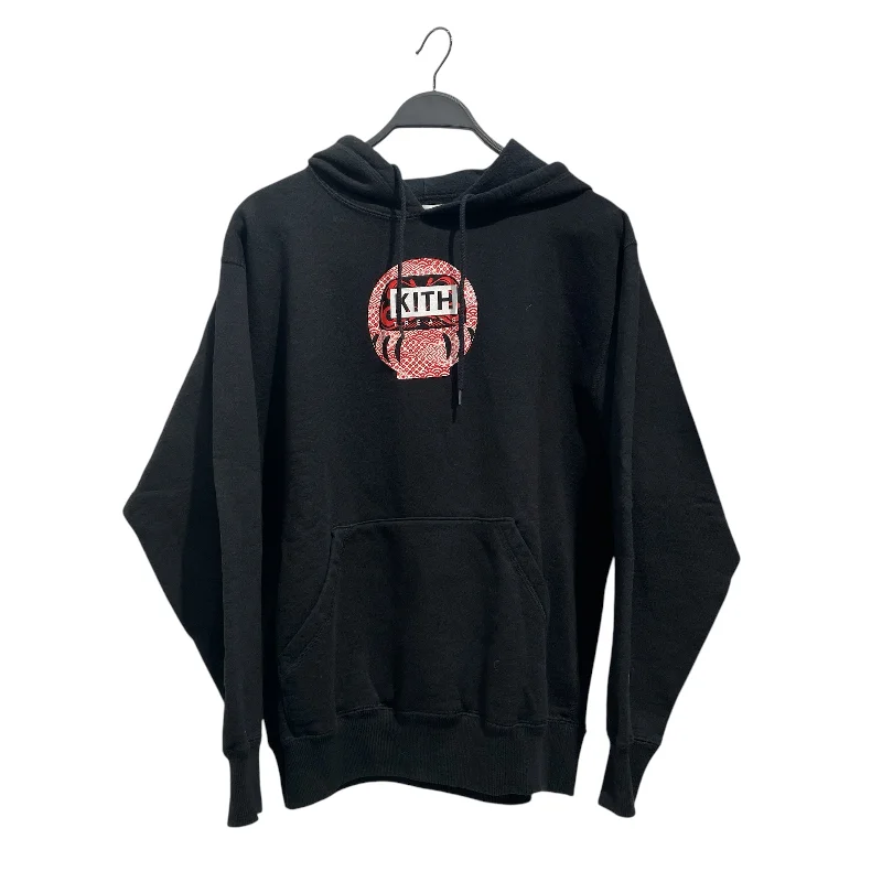 KITH/Hoodie/M/Black/Cotton/