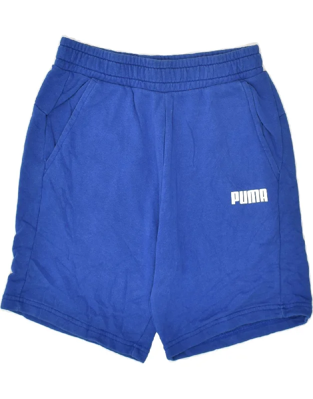 PUMA Mens Sport Shorts Small Blue