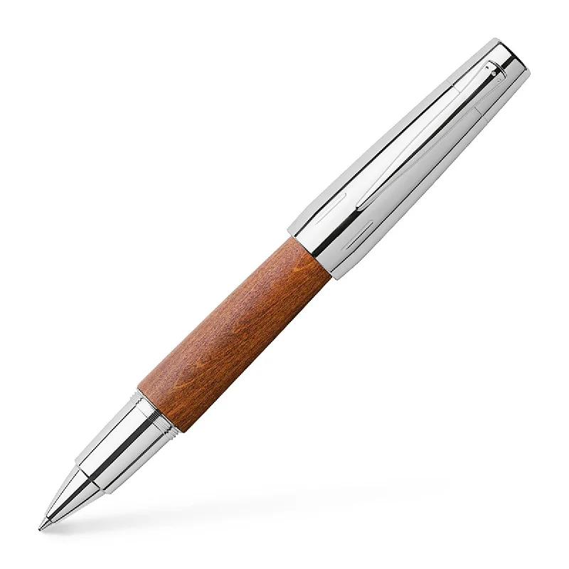 Faber-Castell e-motion 148205 Rollerball Brown PearWood