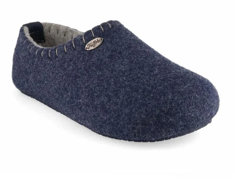 Tuffeln® Closed-Heel Slippers with Arch Support «Hauszeit», jeans