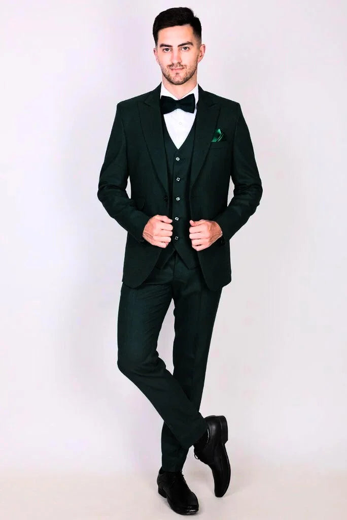 Men's Green Three Piece Suit Formal Winter Outwear Tweed Green Suit Wedding Suit Elegant Suit Bespoke Christmas Gift For Him Men's Green Three Piece Suit Formal Winter Outwear Tweed Green Suit Wedding Suit Elegant Suit Bespoke Christmas Gift For Him