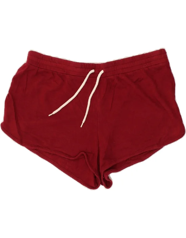 MOSSIMO Womens Sport Shorts UK 18 XL  Red Cotton