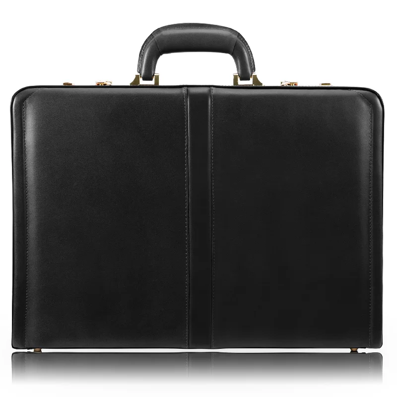 REAGAN | 4.25” Leather Attaché Briefcase