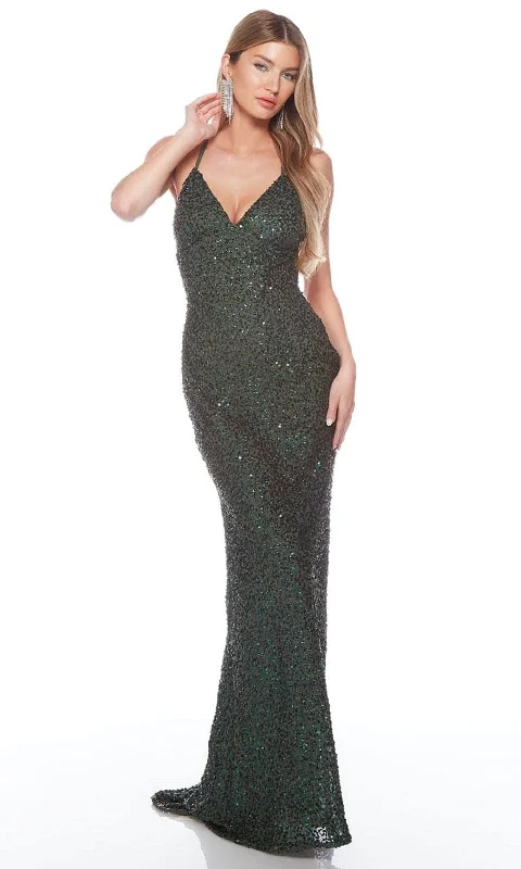 Alyce Paris 88003 - Sequin Detailed Prom Dress