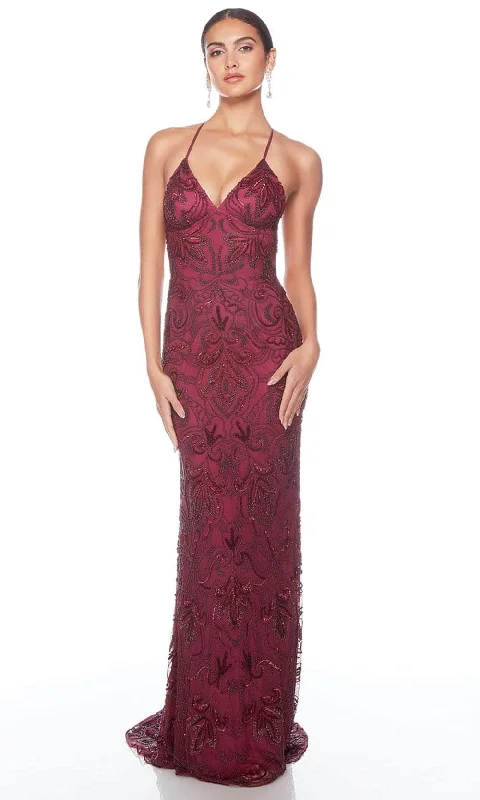 Alyce Paris 88007 - Beaded Pattern Evening Dress