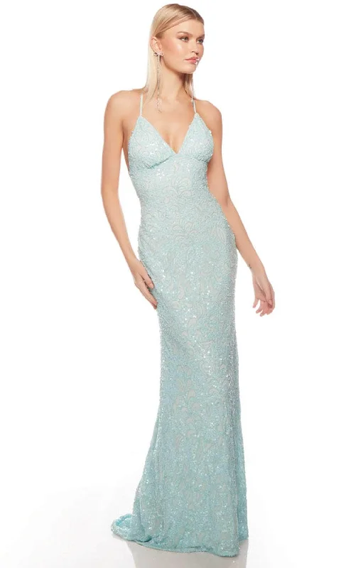 Alyce Paris 88009 - Open Back Beaded Evening Dress