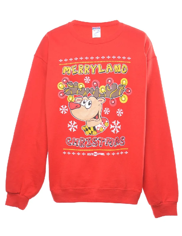 Festive Season Christmas Sweatshirt - L